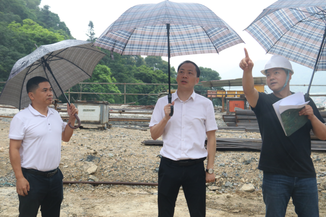 区领导调研推动国土资源工矿项目 区领导调研推动国土资源工矿项目