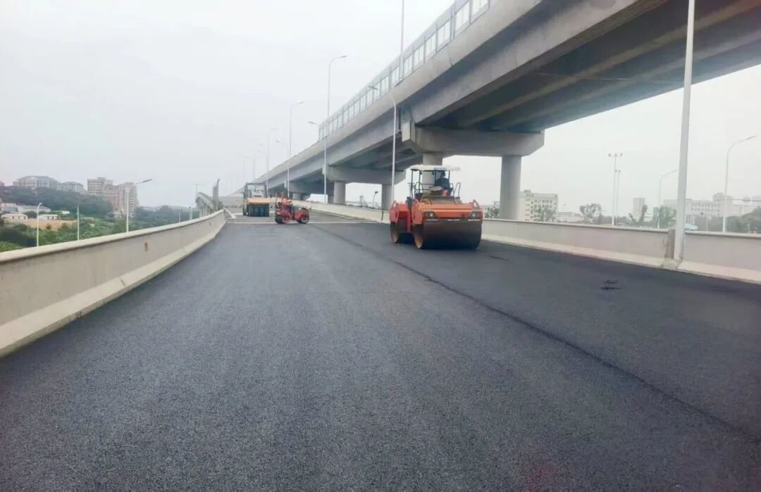 捷报传来！长乐⇌福清交通要道路面主体工程全线完工……